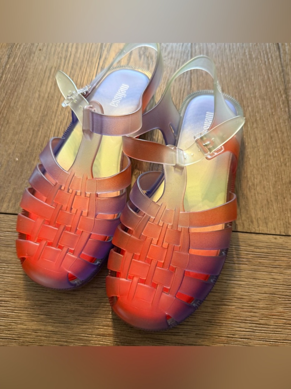 Rainbow Melissa jelly Mary Jane shoes